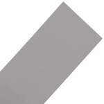 vidaXL Bordures de jardin 5 Pièces gris 10 m 15 cm polyéthylène