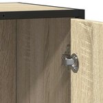 vidaXL Buffet chêne sonoma 62x35x76 cm bois d'ingénierie