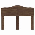 vidaXL Tête de lit Chêne brun 120 cm Bois d'ingénierie