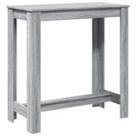 vidaXL Table de bar sonoma gris 102x50x103 5 cm bois d'ingénierie