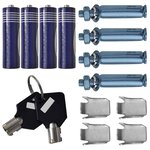 vidaXL Coffre-fort numérique Gris foncé 35 x 25 x 25 cm Acier