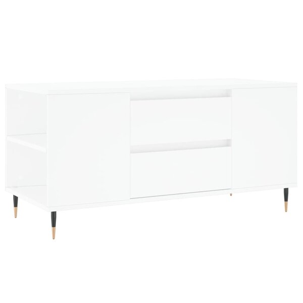 vidaXL Table basse blanc 102x44 5x50 cm bois d'ingénierie
