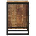 vidaXL Cabinet de chevet 40 x 35 x 50 cm bois de manguier massif
