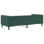 vidaXL Lit de repos sans matelas vert foncé 90x200 cm velours