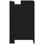 vidaXL Buffet Chêne noir 45 x 35 x 75 cm Bois d'ingénierie