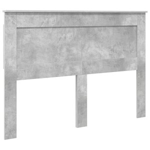 vidaXL Tête de lit Gris béton 160 cm Bois d'ingénierie