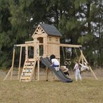 Aire de jeux - Toboggan gris - Duncan