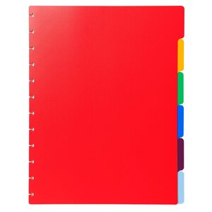 Intercalaires Polypropylènes Couleurs 6 Positions Pour Porte-vues À Anneaux - Couleurs Assorties - X 10 - Exacompta