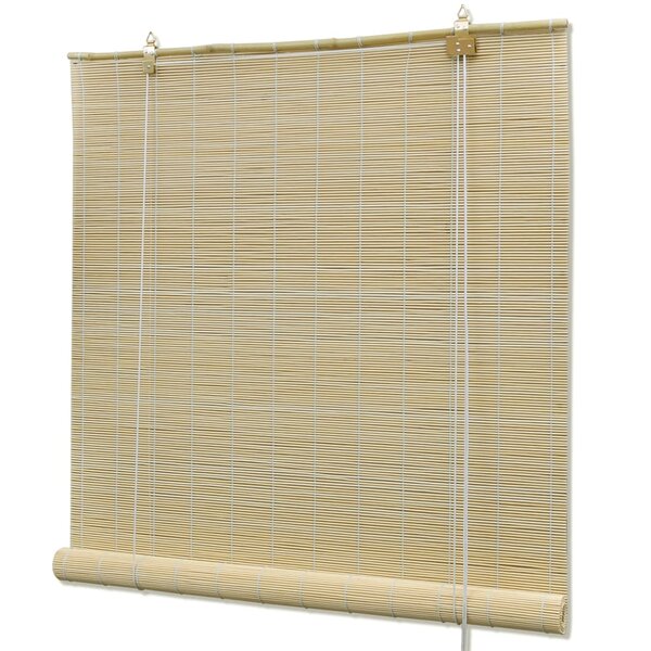 vidaXL Store à rouleau bambou naturel 120x160 cm