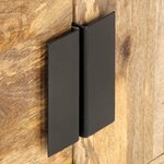 vidaXL Meuble TV 140x30x50 cm Bois massif de manguier