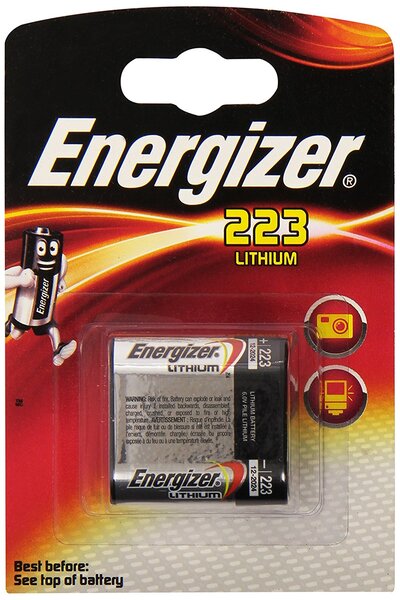 Blister de 1 Pile Lithium 223 CR-P2 6V ENERGIZER