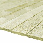 vidaXL Planche de terrasse 12 Pièces Vert imprégné 1 44 m²