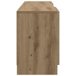 vidaXL Meuble TV Chêne artisanal 150 x 31 x 47 cm Bois d'ingénierie