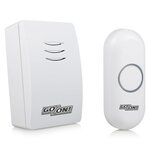 Byron Ensemble de sonnette portable sans fil Blanc