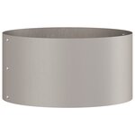 vidaXL Pot en acier corten Acier corten Grand Durable Rond