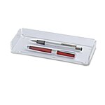 Plumier Pot à Crayon en Acrylique 22x10x3 cm Transparent MAUL