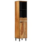 vidaXL Ensemble de meubles de salle de bain 5 pièces en bois d'acacia massif marron