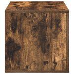 Armoire de rangement vidaXL Chêne fumé 127x41x40 cm Bois d'ingénierie
