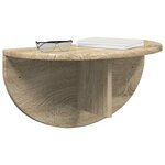 vidaXL Étagère Murale Chêne Sonoma 38 x 19 x 19 cm Bois d'ingénierie