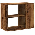 vidaXL Armoire latérale vieux bois 60x30x50 cm bois d'ingénierie