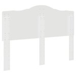 vidaXL Tête de lit Blanc Brillant 150 cm Bois d'ingénierie