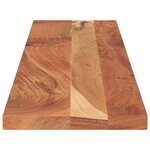 vidaXL Dessus de table 180x20x3 8cm rectangulaire bois massif d'acacia