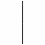 vidaXL Tête de lit chêne fumé 107 cm bois d'ingénierie et acier