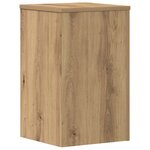 vidaXL Supports pour plantes 2 Pièces chêne artisanal bois ingénierie