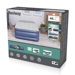Bestway Matelas pneumatique Tritech 1 place 191x97x46 cm Bleu et gris