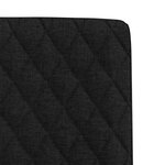 vidaXL Chaises à manger lot de 6 noir tissu