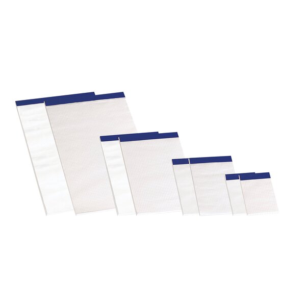 LOT de 10 Enri Bloc-notes agrafé sans couverture A6 4 x 4 80 feuilles – Format A6 compact – Sans couverture pour plus de commodité – Agrafé pour plus de durabilité – 80 feuilles de papier de haute qualité