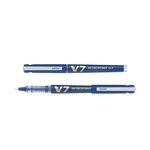 Roller Rechargeable Hi-TechPoint V7 Begreen Pointe Moyenne Encre liquide Bleu PILOT