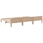 VidaXL Cadre de lit familial sans matelas 270x200cm bois massif de pin