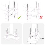 vidaXL Auvent latéral rétractable de patio 100 x 300 cm Gris