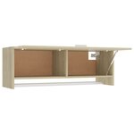 vidaXL Garde-robe chêne sonoma 100x32 5x35 cm bois d'ingénierie