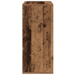 vidaXL Buffet avec tiroir Vieux bois 60 x 31 x 70 cm Bois d'ingénierie
