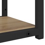 vidaXL Étagère Murale avec étagère Chêne artisanal 60 x 21 x 78 5 cm