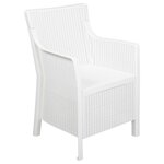 vidaXL Ensemble salon avec coussin 3 Pièces Blanc PP