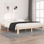 vidaXL Cadre de lit sans matelas bois massif de pin 160x200 cm