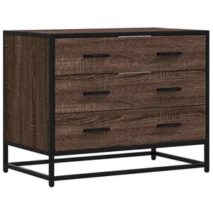 vidaXL Commode chêne marron 70x41x56 cm bois d'ingénierie