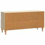 vidaXL Meuble TV Chêne Sonoma 102 x 34 5 x 50 cm Bois d’ingénierie
