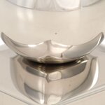vidaXL Bouchons de poteau 6 Pièces Globe final Acier inoxydable 71x71 mm