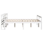 vidaXL Lit pour personne âgée et tête de lit 150x200cm bois pin massif