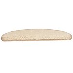 vidaXL Tapis d'escalier 10 Pièces 65x21x4 cm Crème