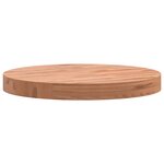 vidaXL Dessus de table Ø40x4 cm rond bois massif de hêtre
