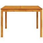 vidaXL Ensemble de salle à manger pour jardin 5 Pièces Marron