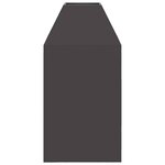 vidaXL Braise Noir 50 x 50 x 100 cm Acier laminé à froid