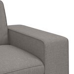 vidaXL Canapé 2 Pièces Taupe 182 x 80 x 82 cm tissu