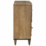vidaXL Buffet Marron 80 x 33 5 x 75 cm Bois de mangue massif