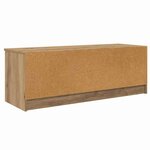 vidaXL Meuble TV Chêne artisanal 102 x 35 x 36 5 cm Bois d'ingénierie